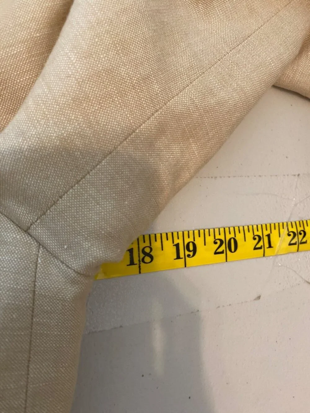 The Limited Beige Linen-Blend Blazer & Wide-Leg Pants Suit Set Small - Picture 9 of 16